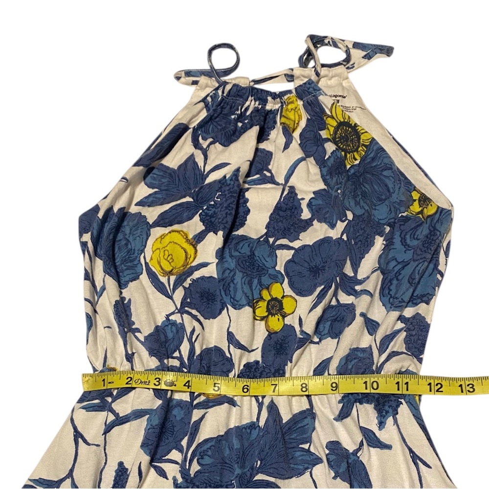 Patagonia Dress Womens Small Floral Sleeveless Midi Organic Cotton Asymmetrical - Picture 5 of 16